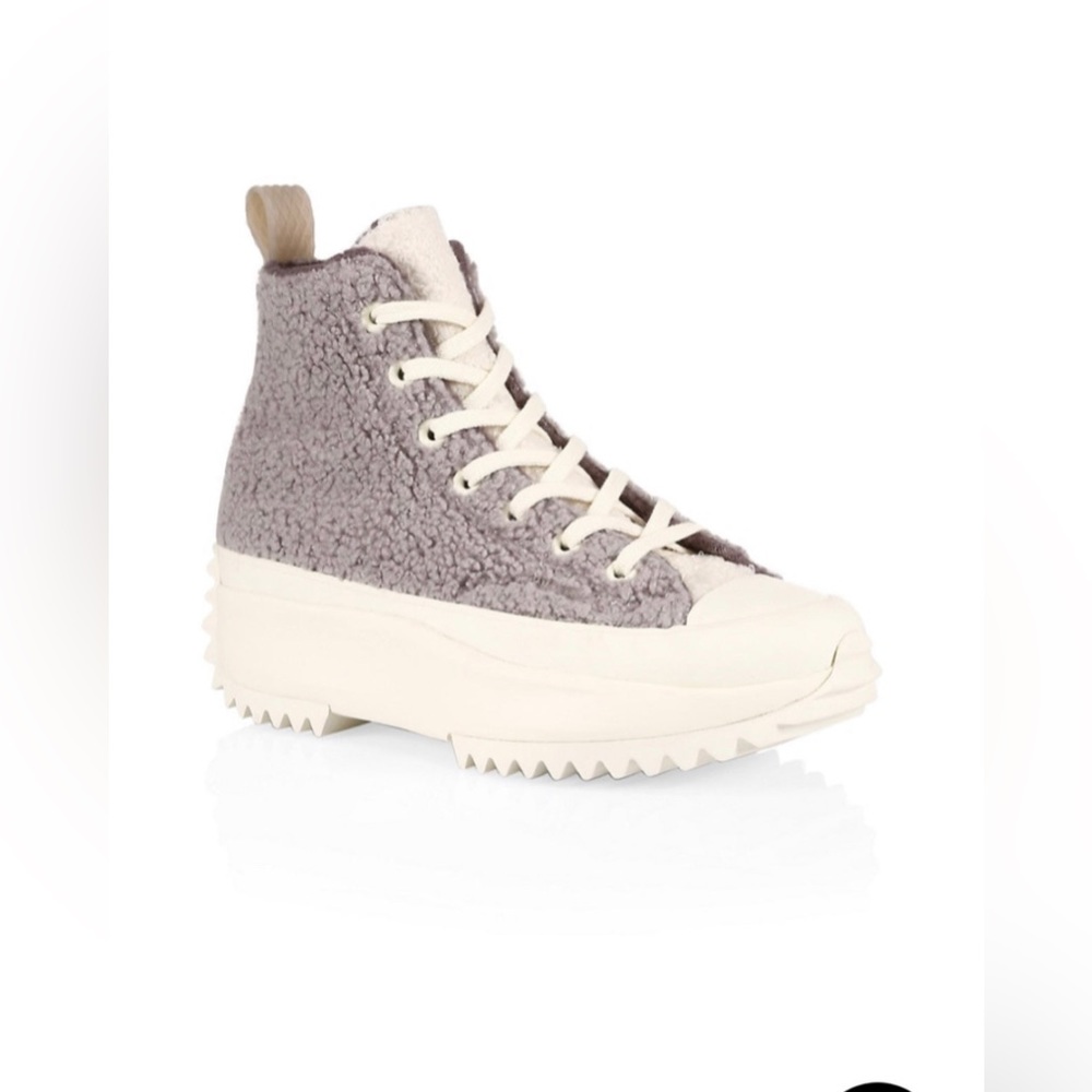 Converse Run Star Hike Platform Sherpa Sz 9 NIB
